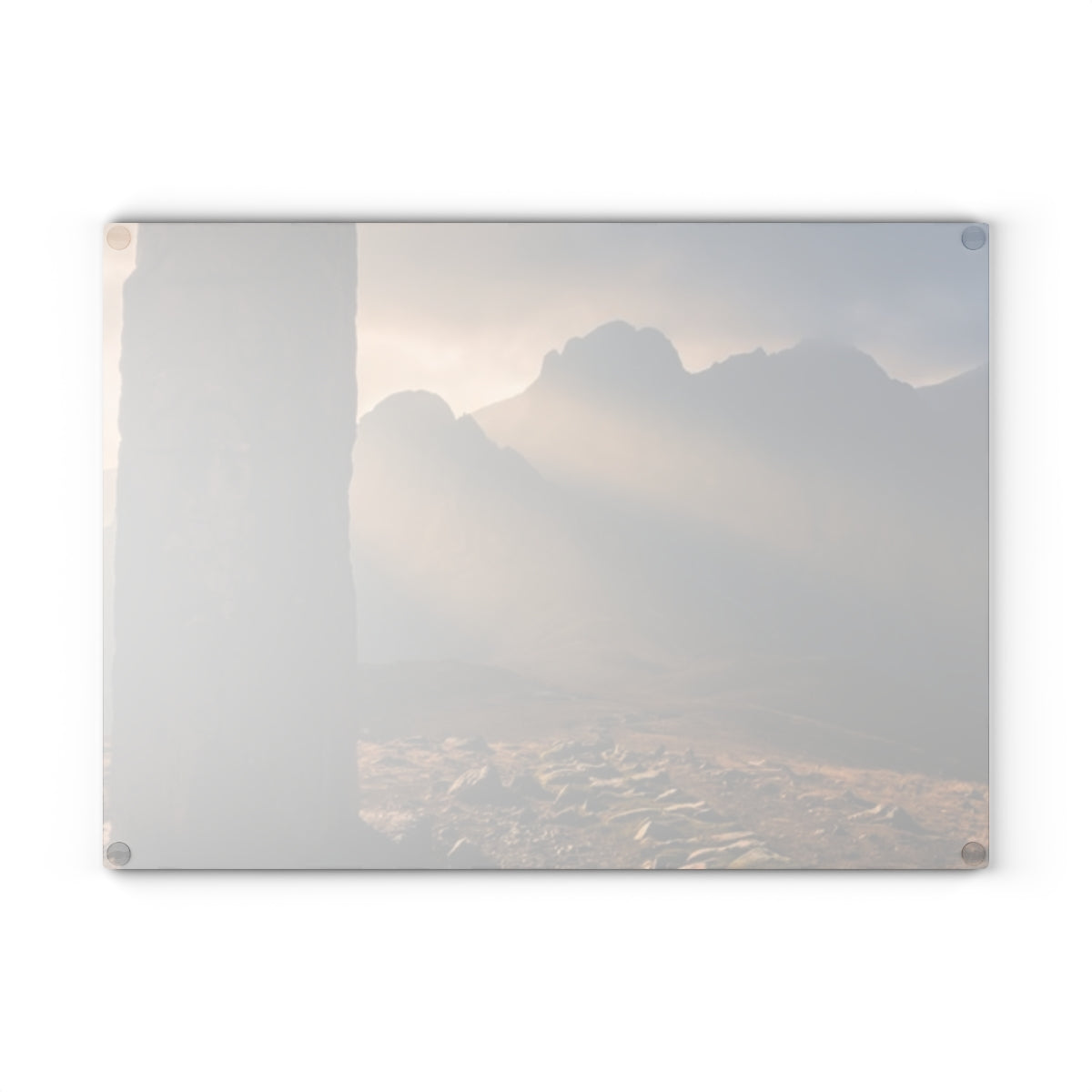 Glass Cutting Board - Mystic Monolith Ancient Persian... |...