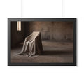 Framed Horizontal Poster - Draped Silence Still Life Art......