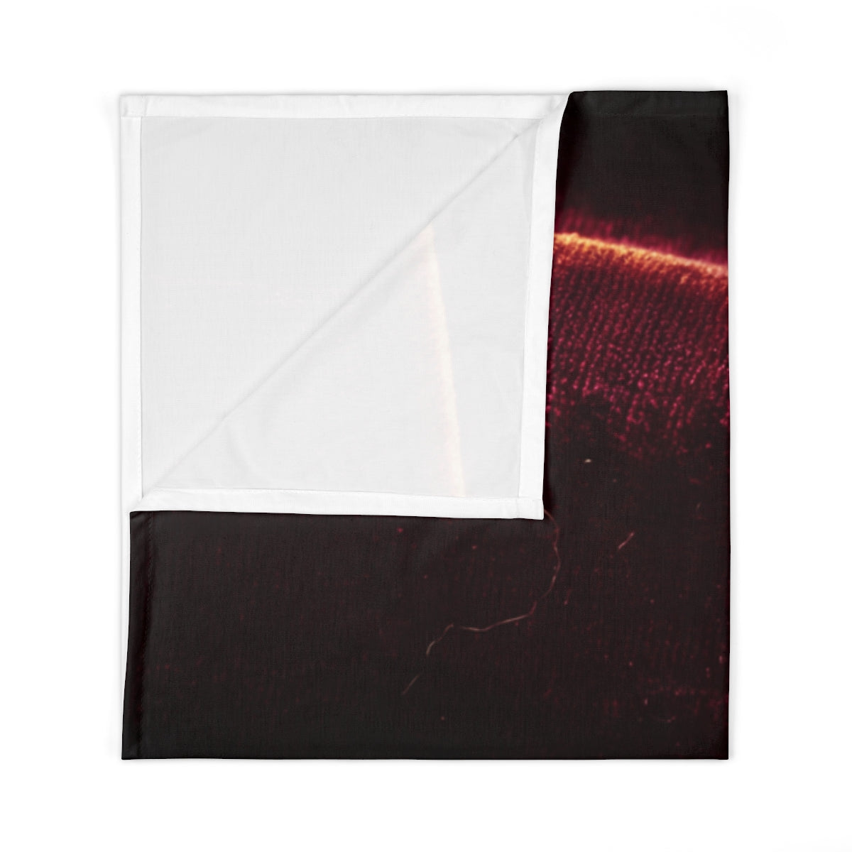 Crimson Rose Petals Baby Swaddle Blanket
