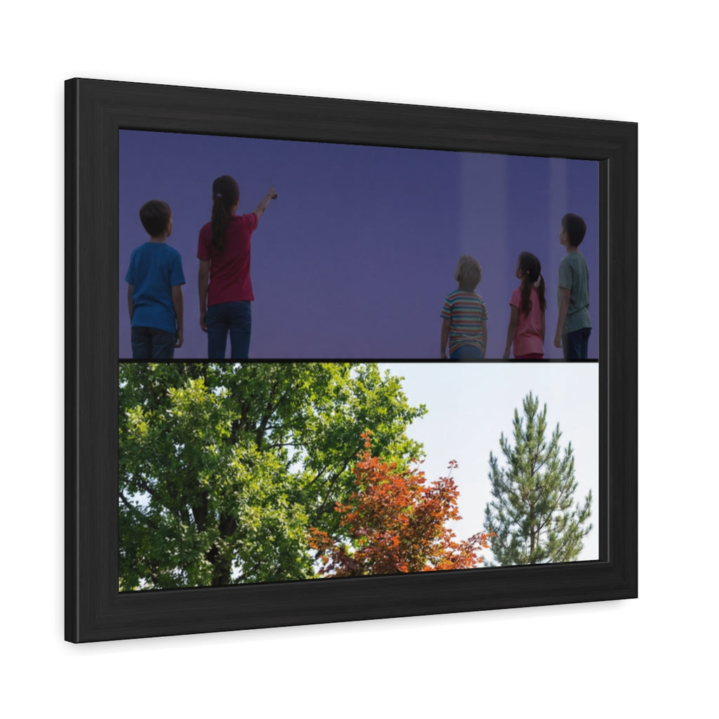 Framed Poster - Little Explorer — Landscape