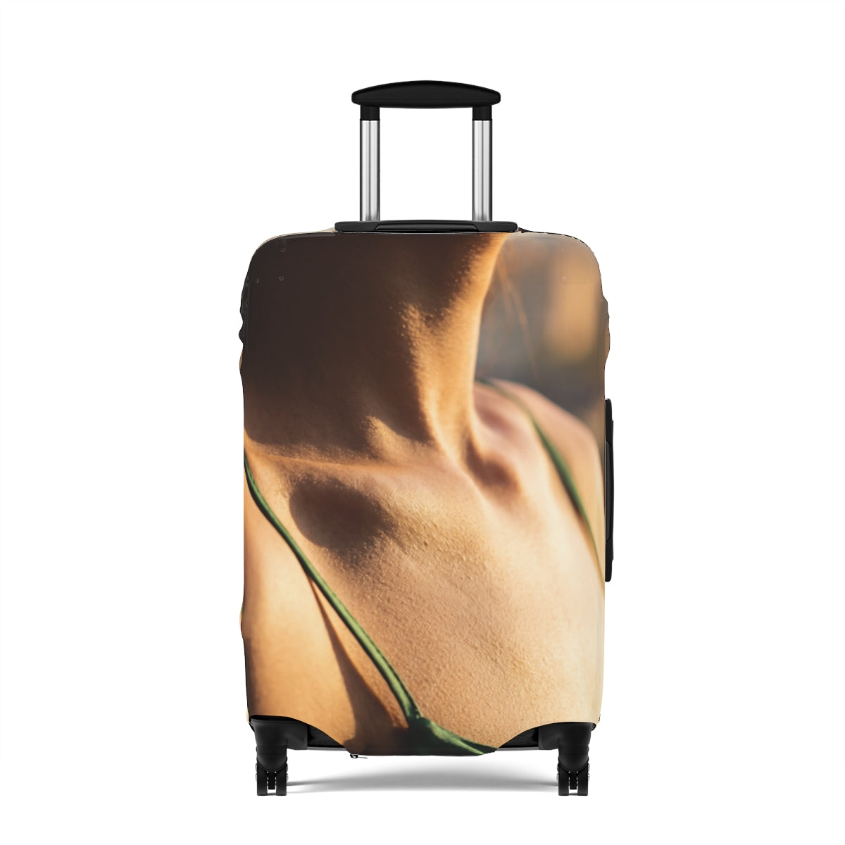 Luggage Cover - Golden Hour Solace Canvas | Echovira Gallery