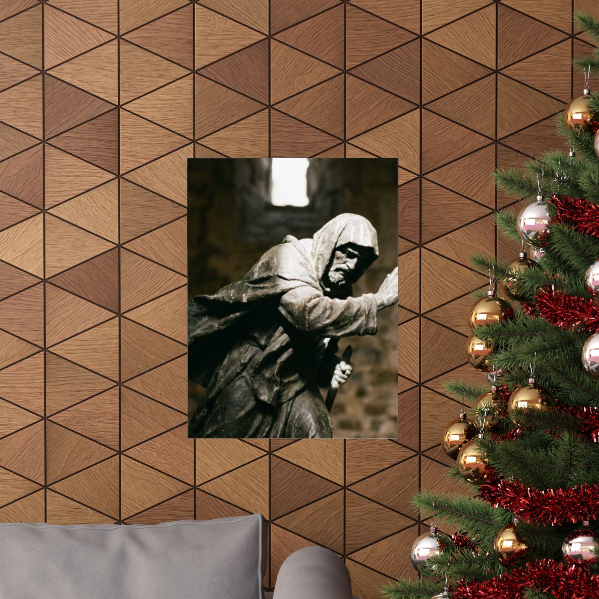 Matte Vertical Poster - Mystic Pilgrim (8×10 & 36×54) |...