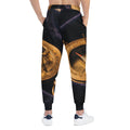 Men's Athletic Joggers with Vintage Brass Compass