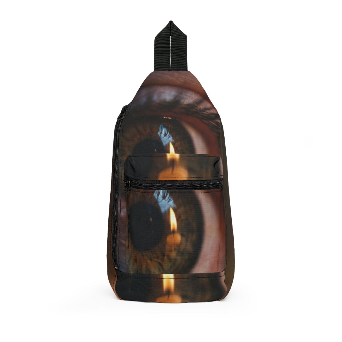 Sling Bag - Amber Iris Reflection Fine Art Print | Echovira...
