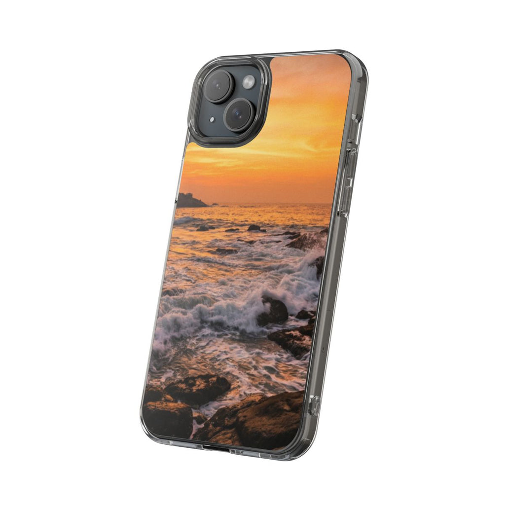 Clear Impact-Resistant Cases - Clear Phone Case - Golden...