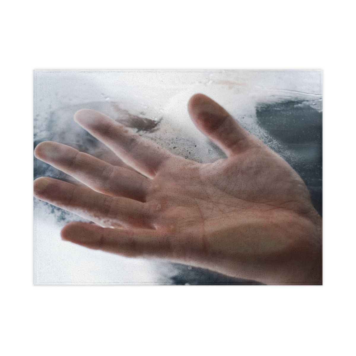 Steamy Glass Hand Art Toddler Blanket