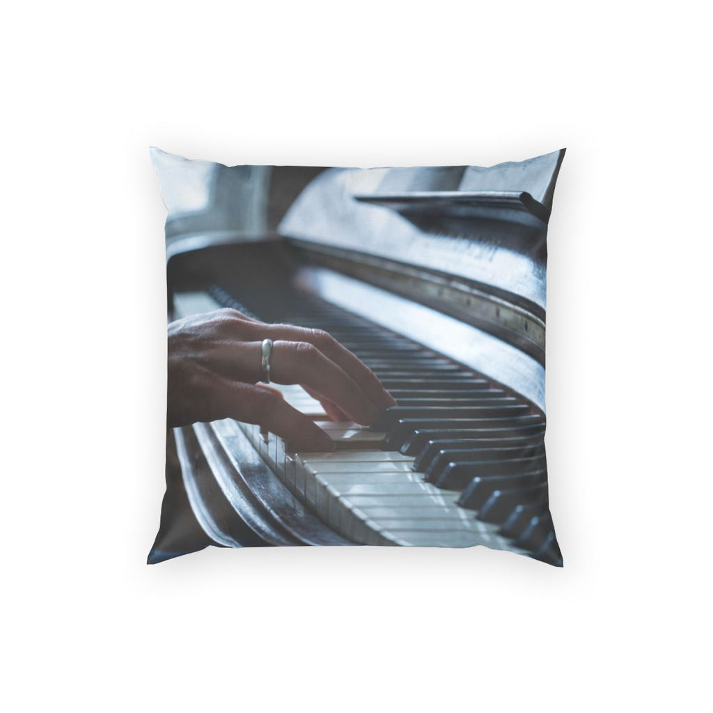 Poly Velvet Pillow - Pianist Nocturne | Echovira Gallery