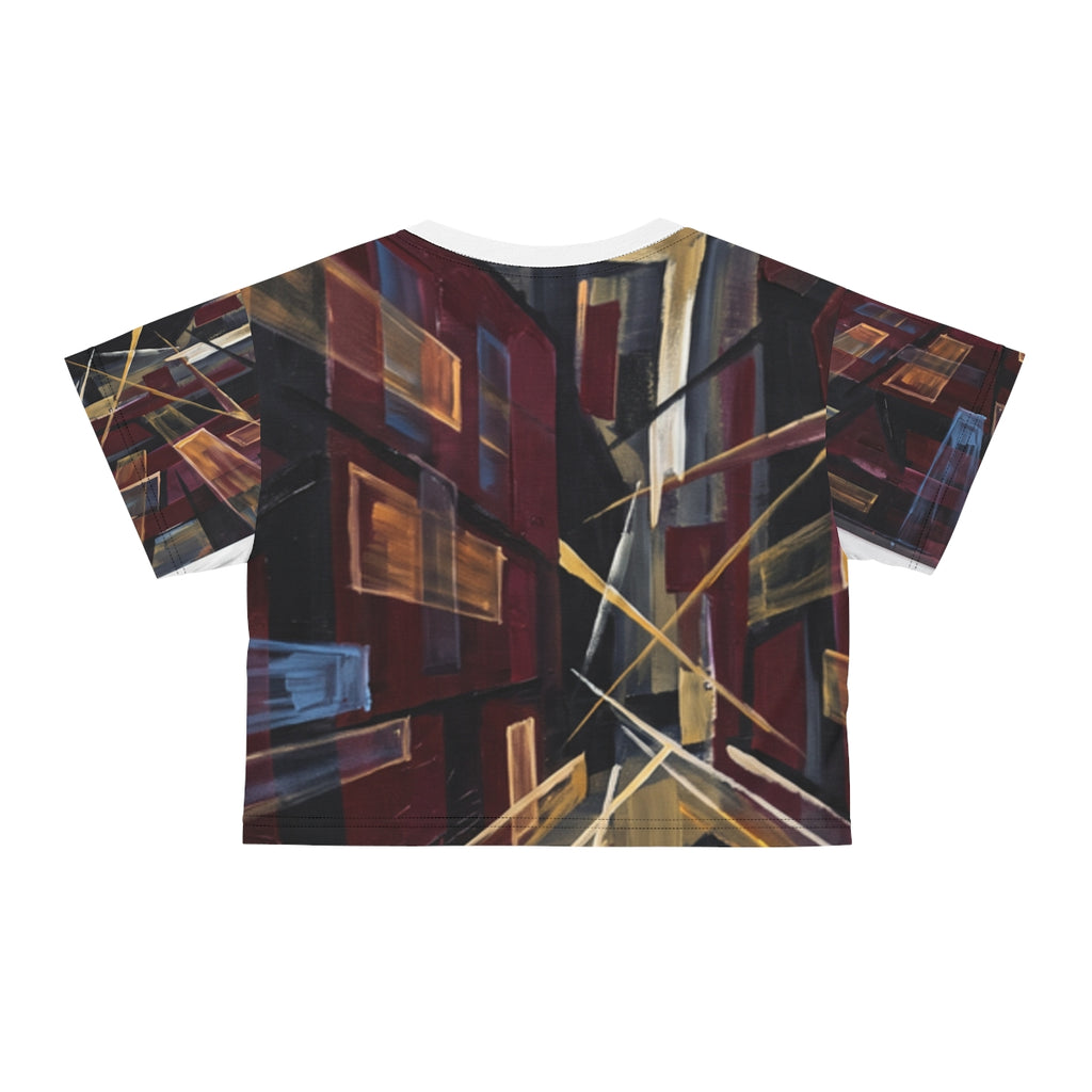Crop Tee - Urban Horizon | Echovira Gallery