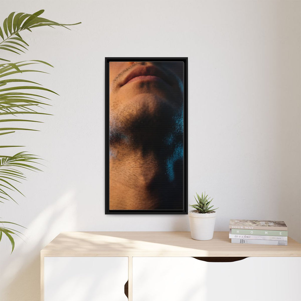 Framed Matte Canvas - Neon Noir