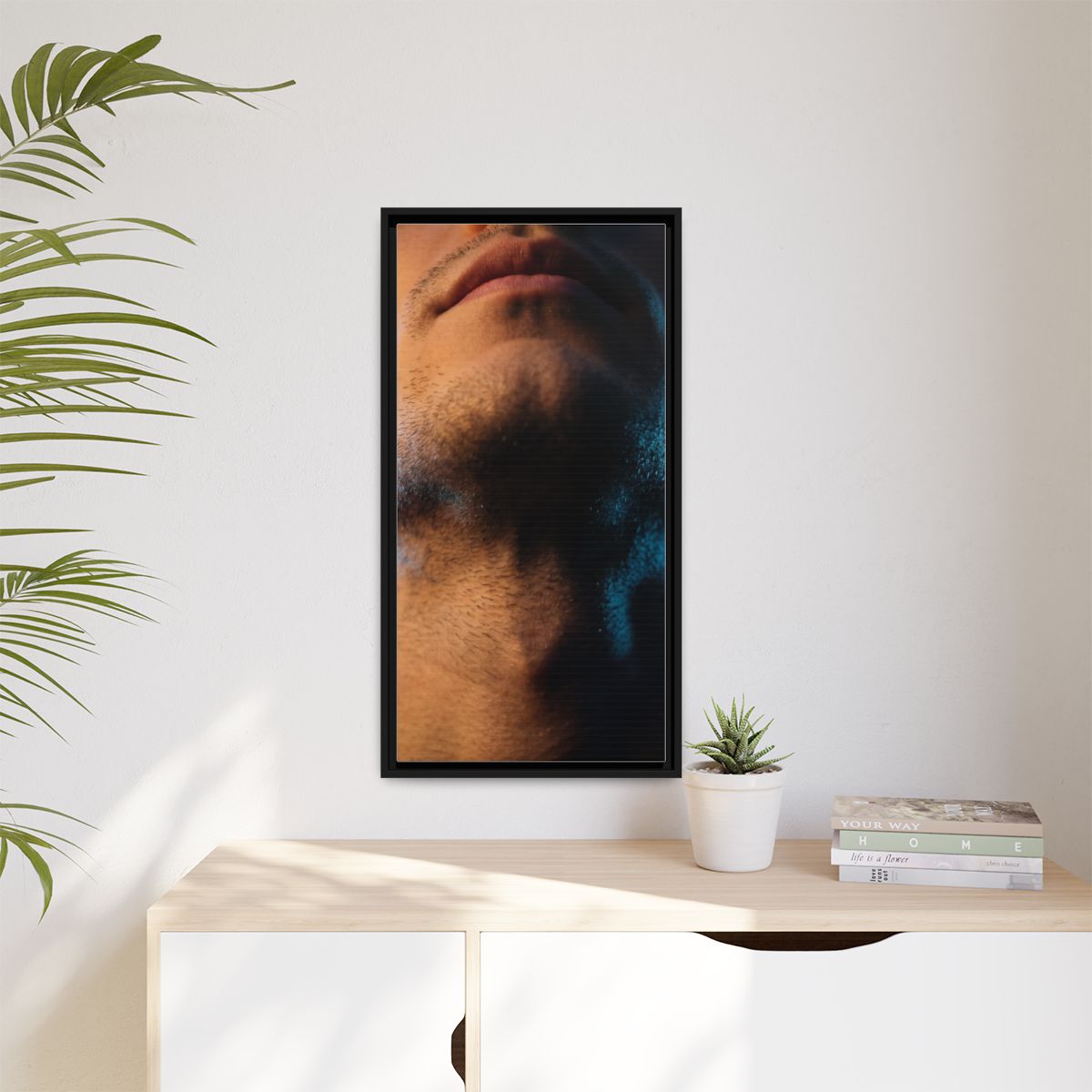 Framed Matte Canvas - Neon Noir