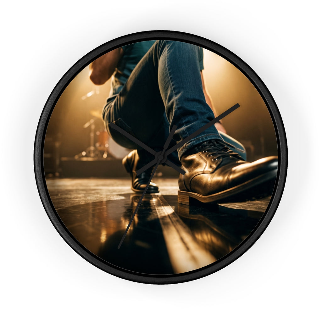 Wall Clock - Stage Lights Spotlight Concert Art | Echovira...