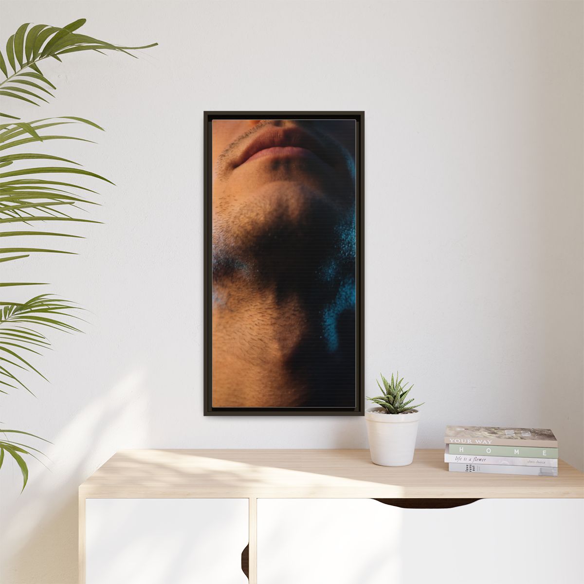 Framed Matte Canvas - Neon Noir