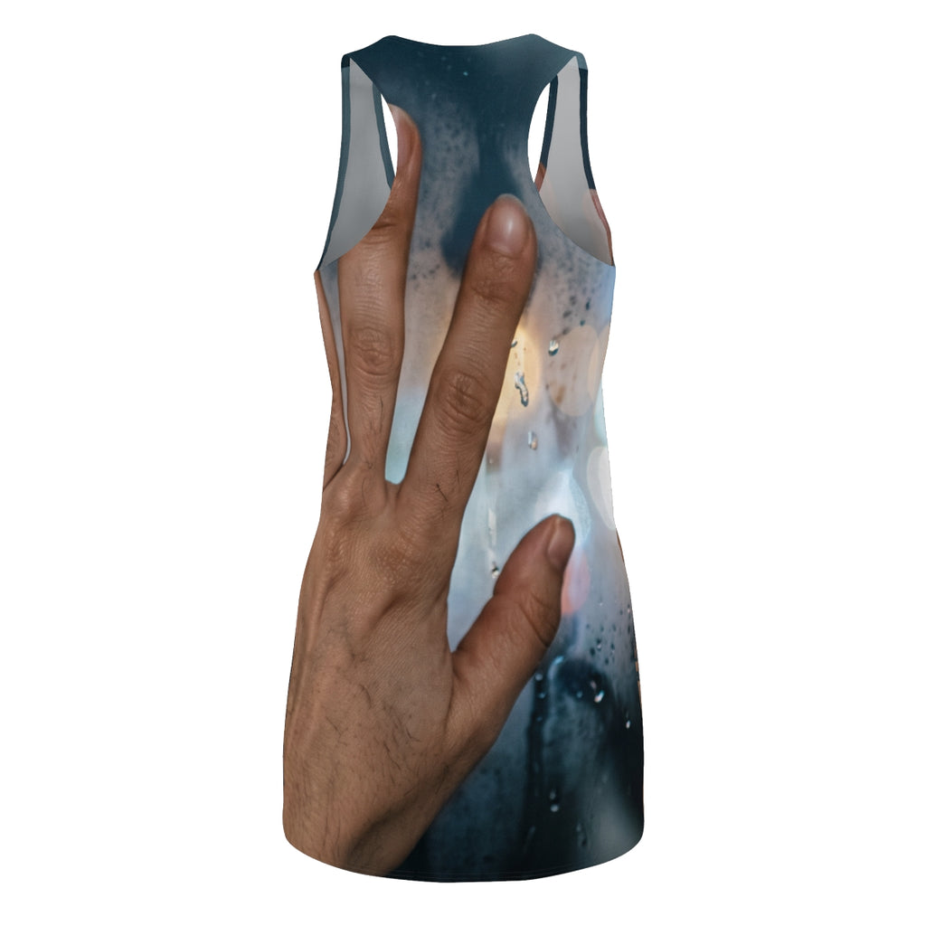 Rainy City Window Racerback Dress