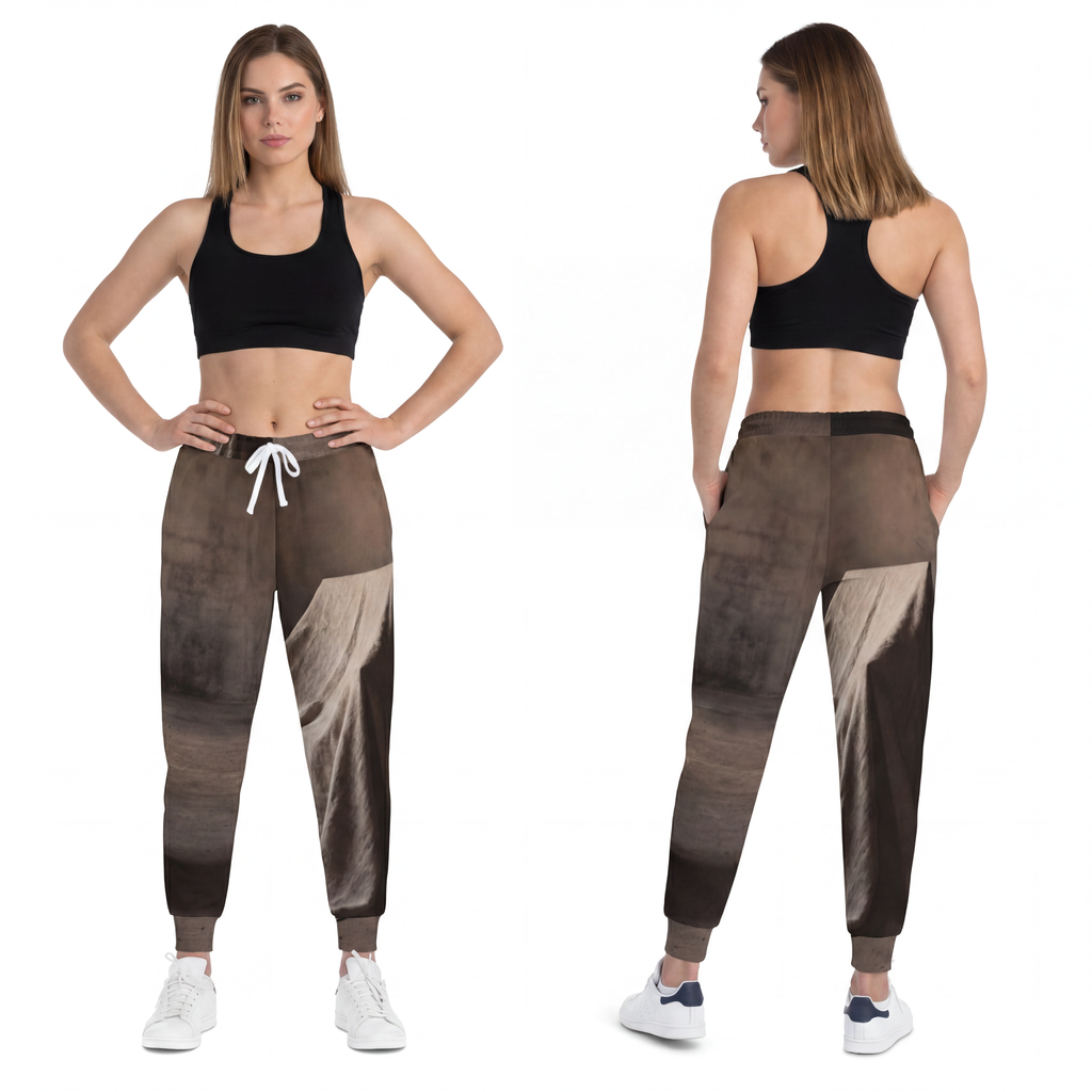 Athletic Joggers - Silent Solitude Print | Echovira Gallery