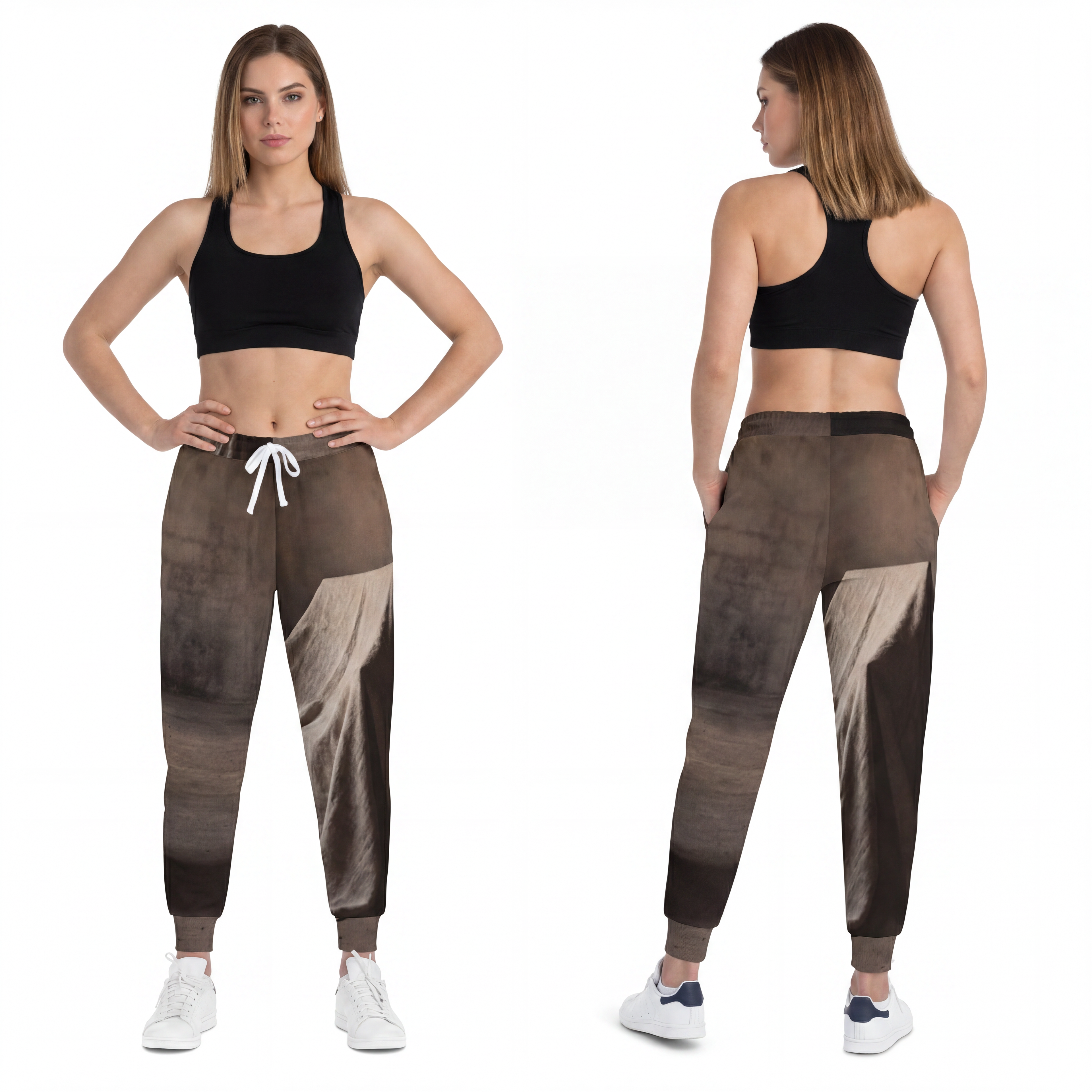 Athletic Joggers - Silent Solitude Print | Echovira Gallery