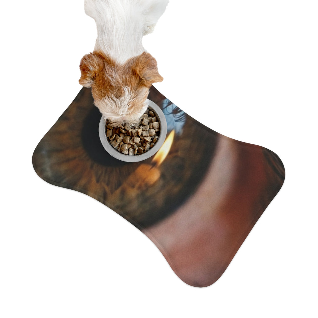 Pet Feeding Mats - Amber Iris Reflection Fine Art Print |...
