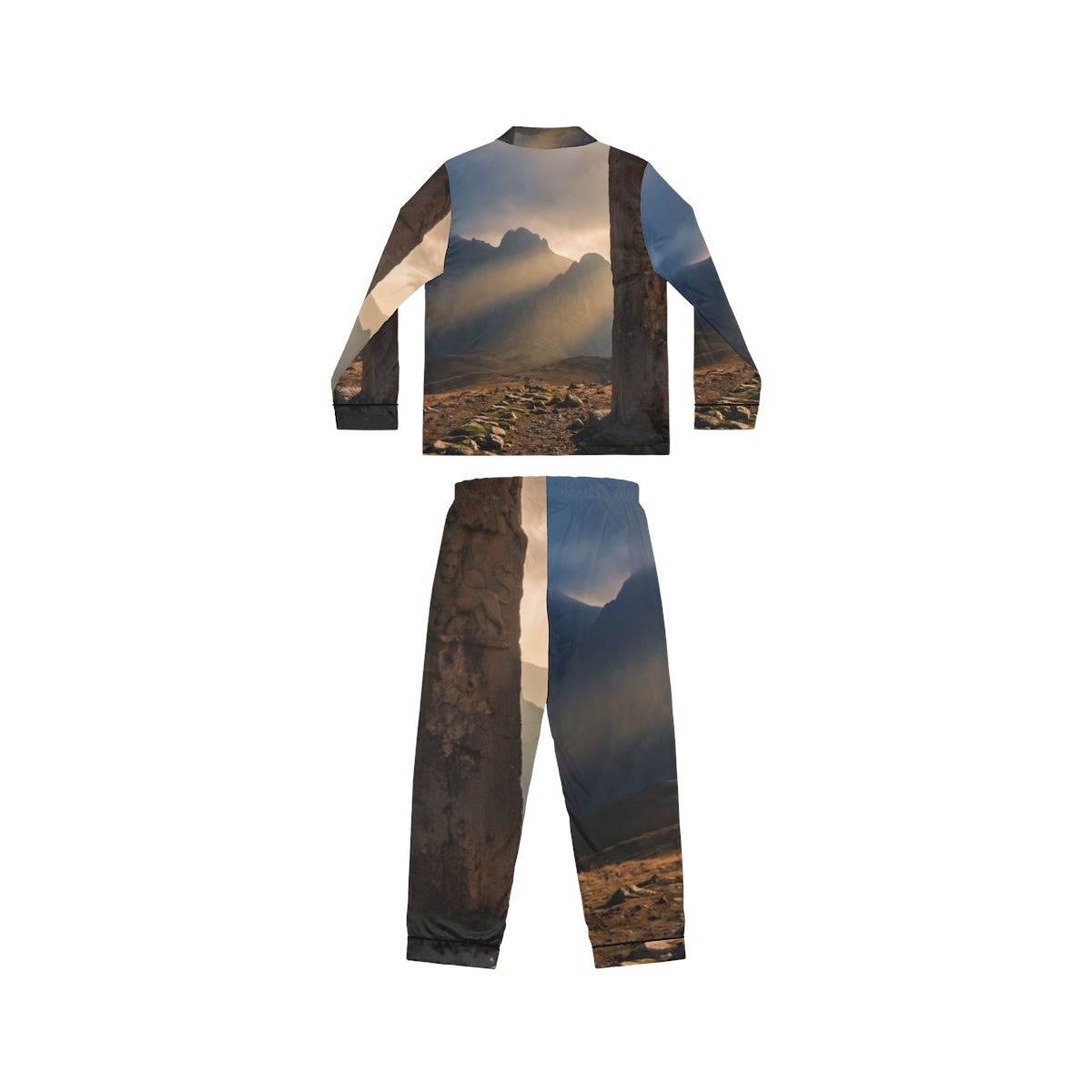 Women's Satin Pajamas - Ethereal Mood