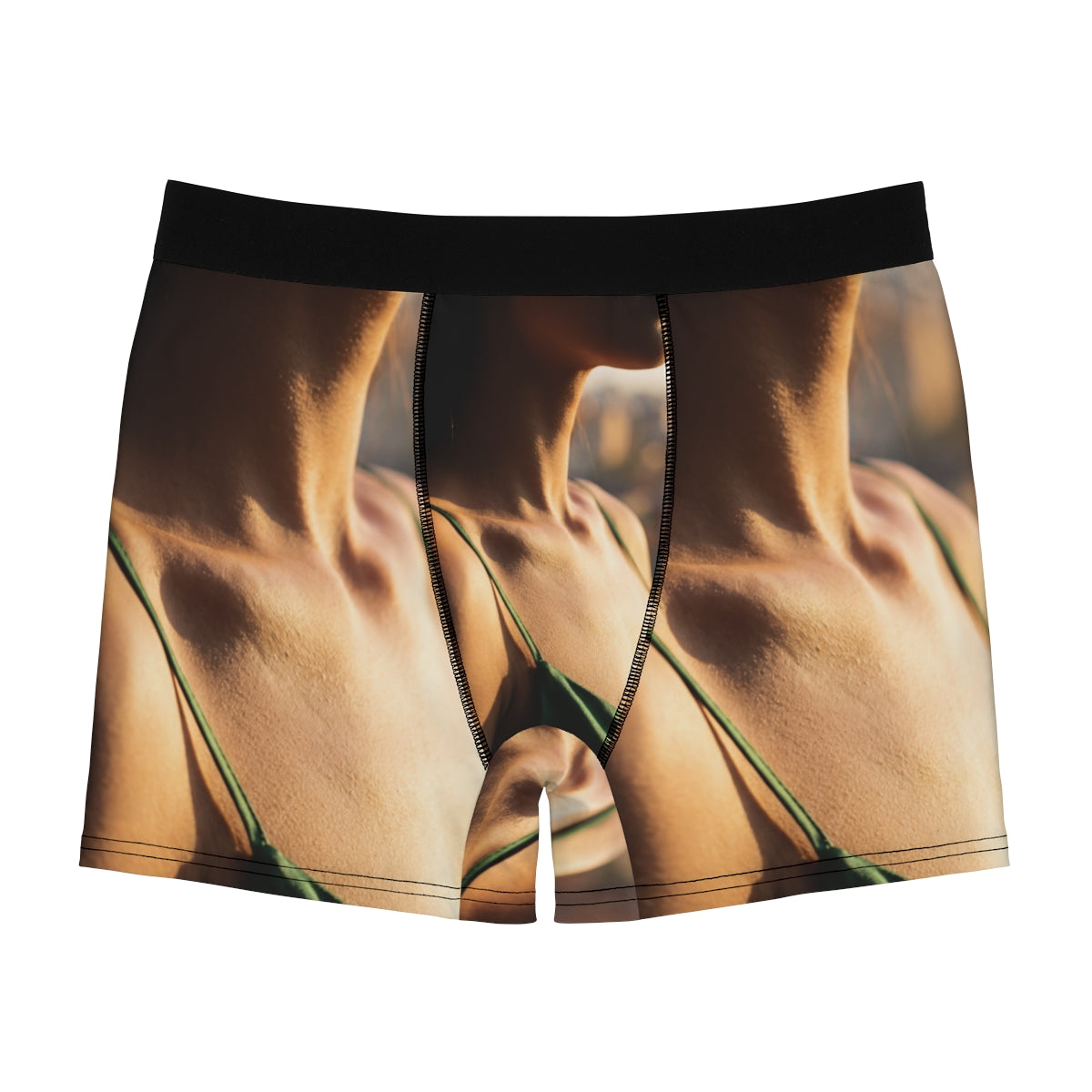 Men's Boxer Briefs - Golden Hour - Sunkissed Emerald Glow |...
