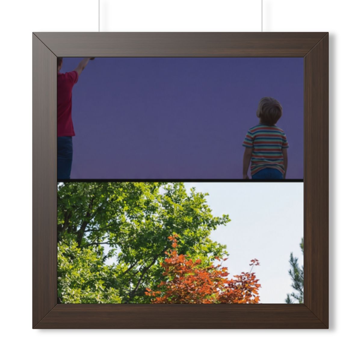 Framed Vertical Poster - Stardust & Forest Discovery —... |...