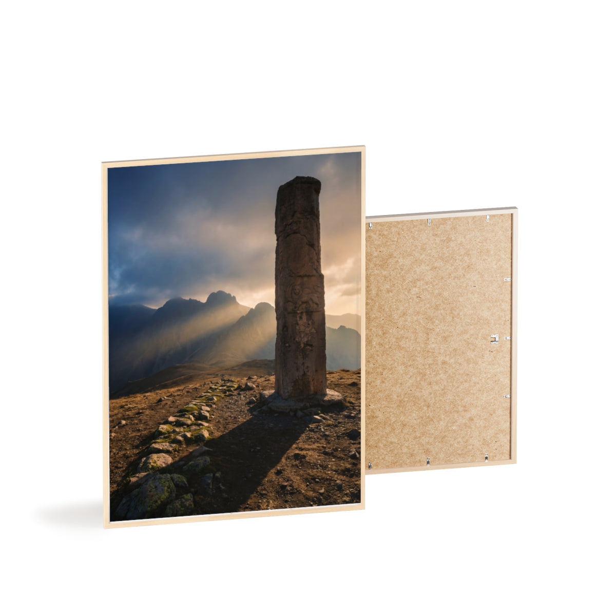Wooden Framed Poster - Mystic Peak
