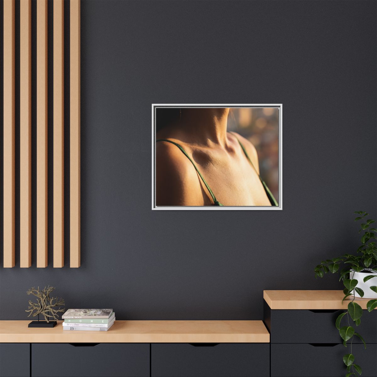 Framed Matte Canvas - Sunlit Muse