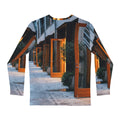 Men's Long Sleeve Shirt - Twilight Courtyard | Echovira...