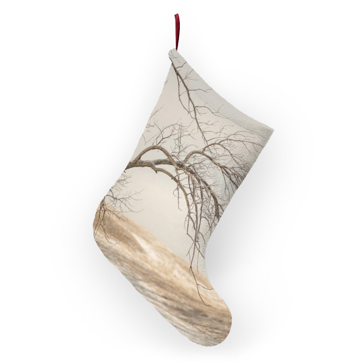 Christmas Stocking - Hushed Winter Art