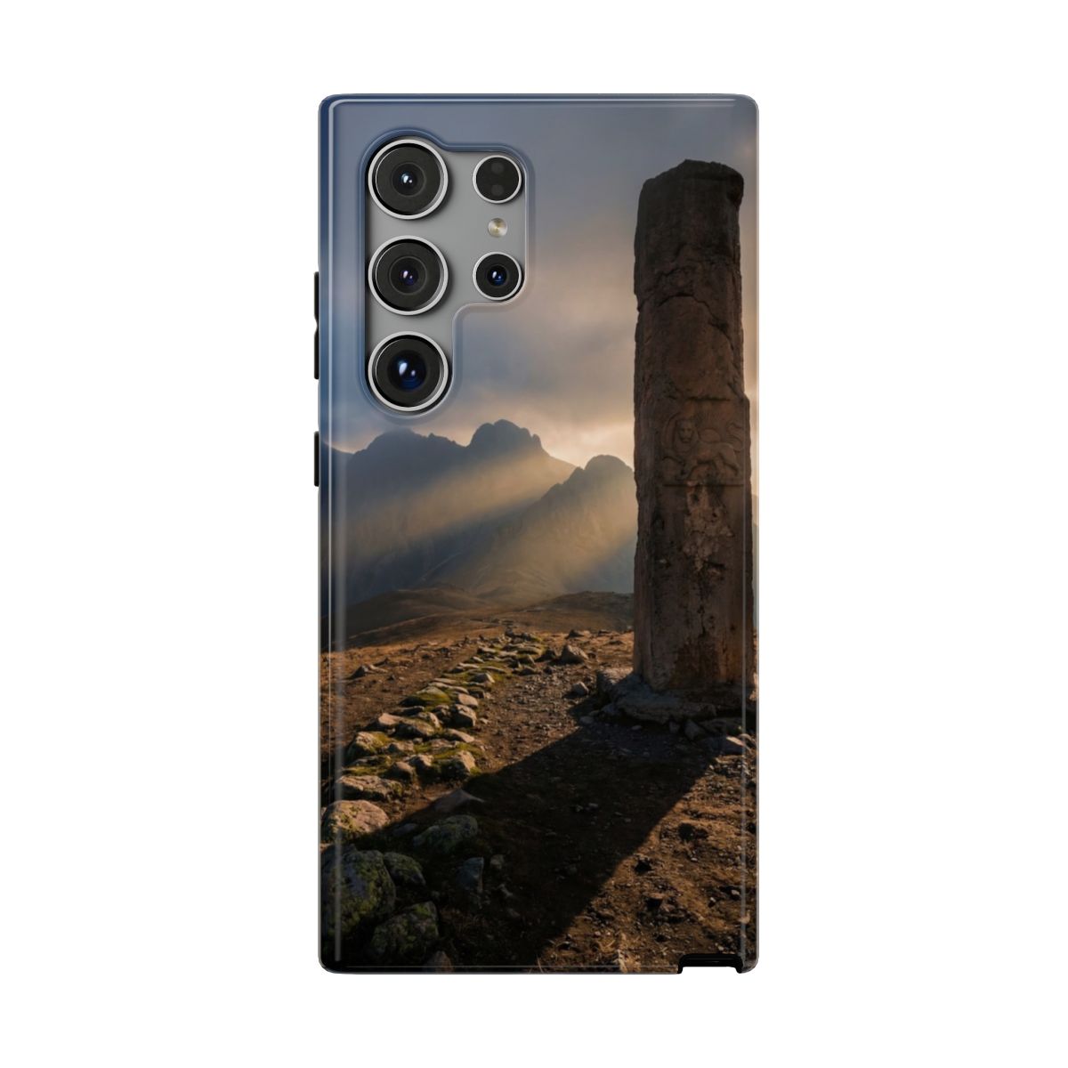 Impact-Resistant Case - Ancient Pillar Shield | Echovira...