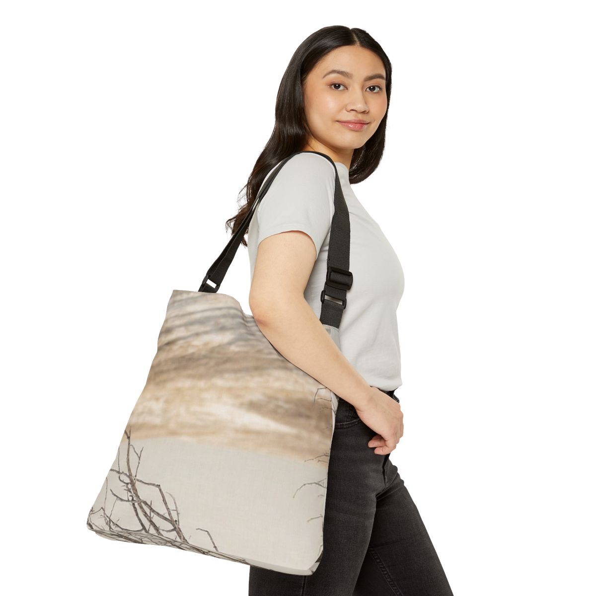 Adjustable Tote Bag - Winter Walk Companion | Echovira...