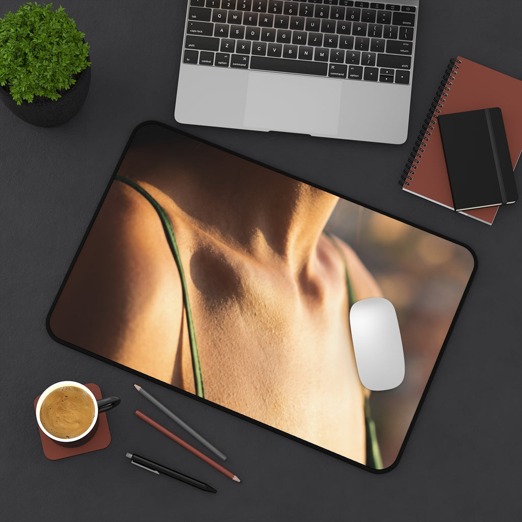 Desk Mat - Cinematic Emerald Elegance