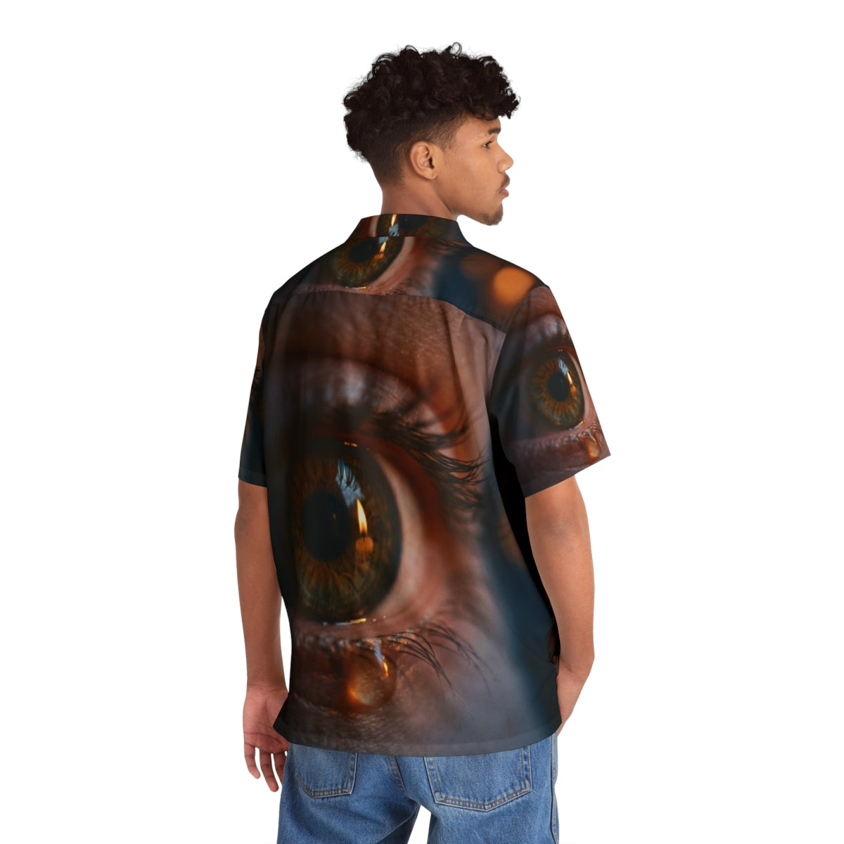 Men's Hawaiian Shirt - Luminous Tear
