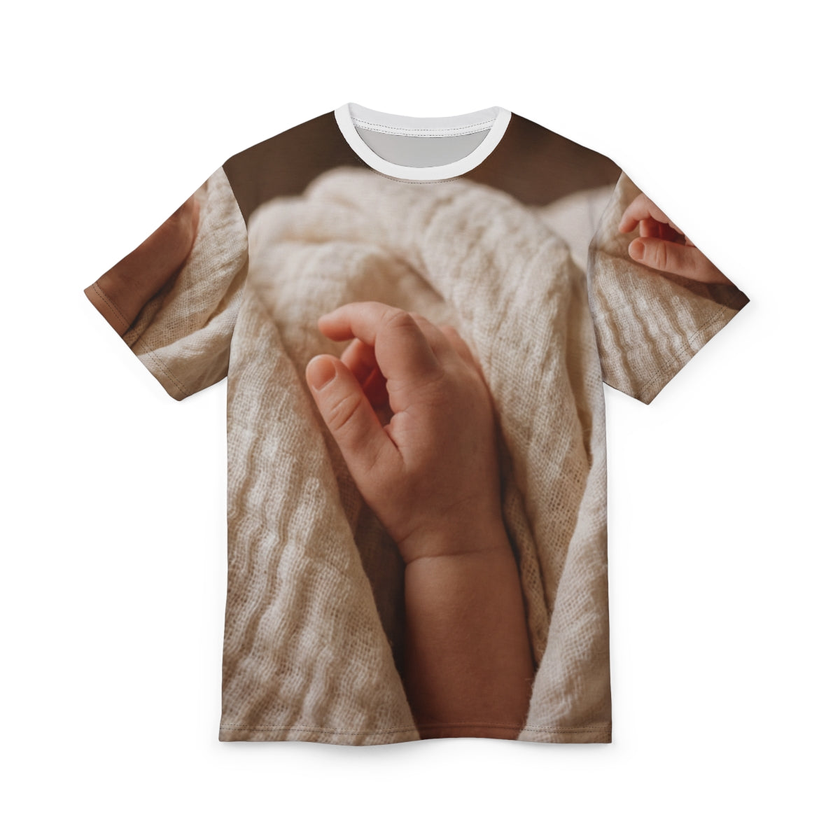 Men's Cut & Sew Tee - Cozy Cream Lounge | Echovira Gallery