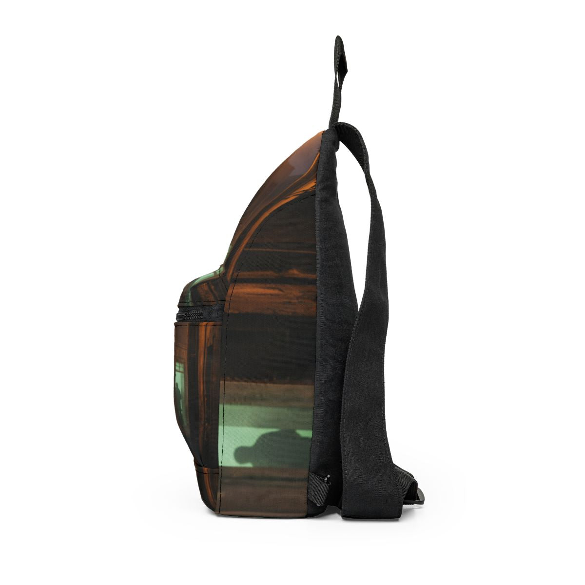 Sling Bag - Nocturnal Alleyway Misty Street Art | Echovira...