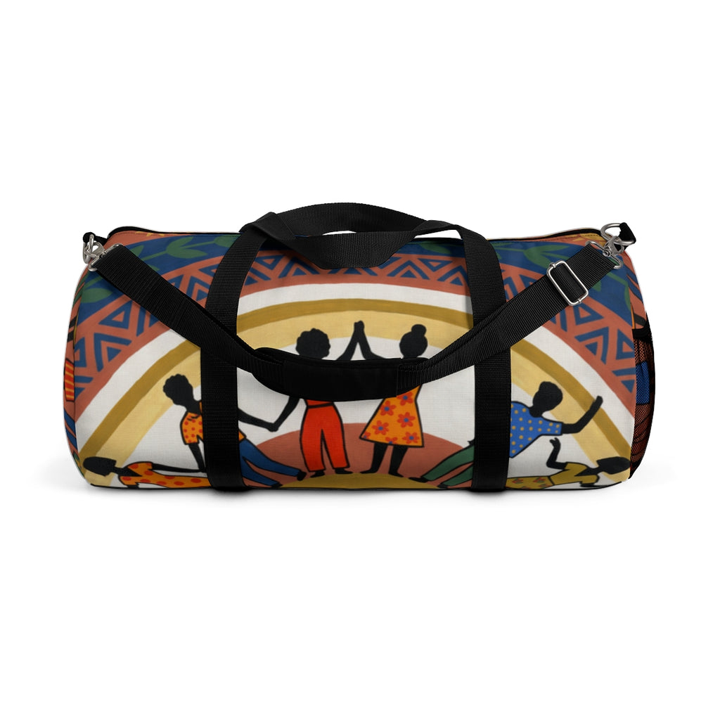 Duffel Bag - Unity Mandala Folk Art | Echovira Gallery