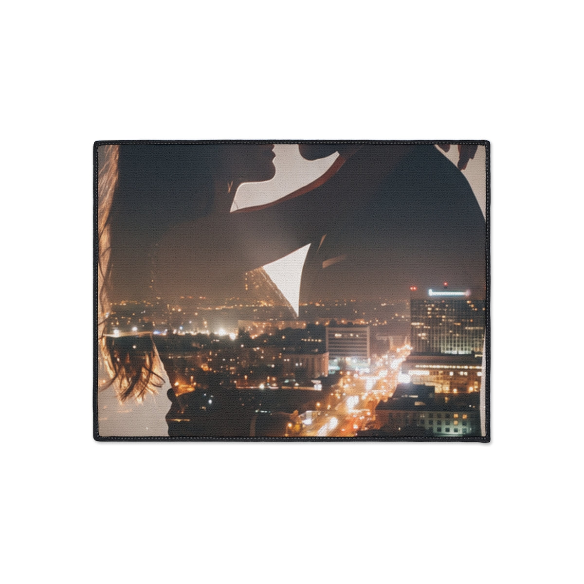 Floor Mat - Midnight City Silhouette | Echovira Gallery