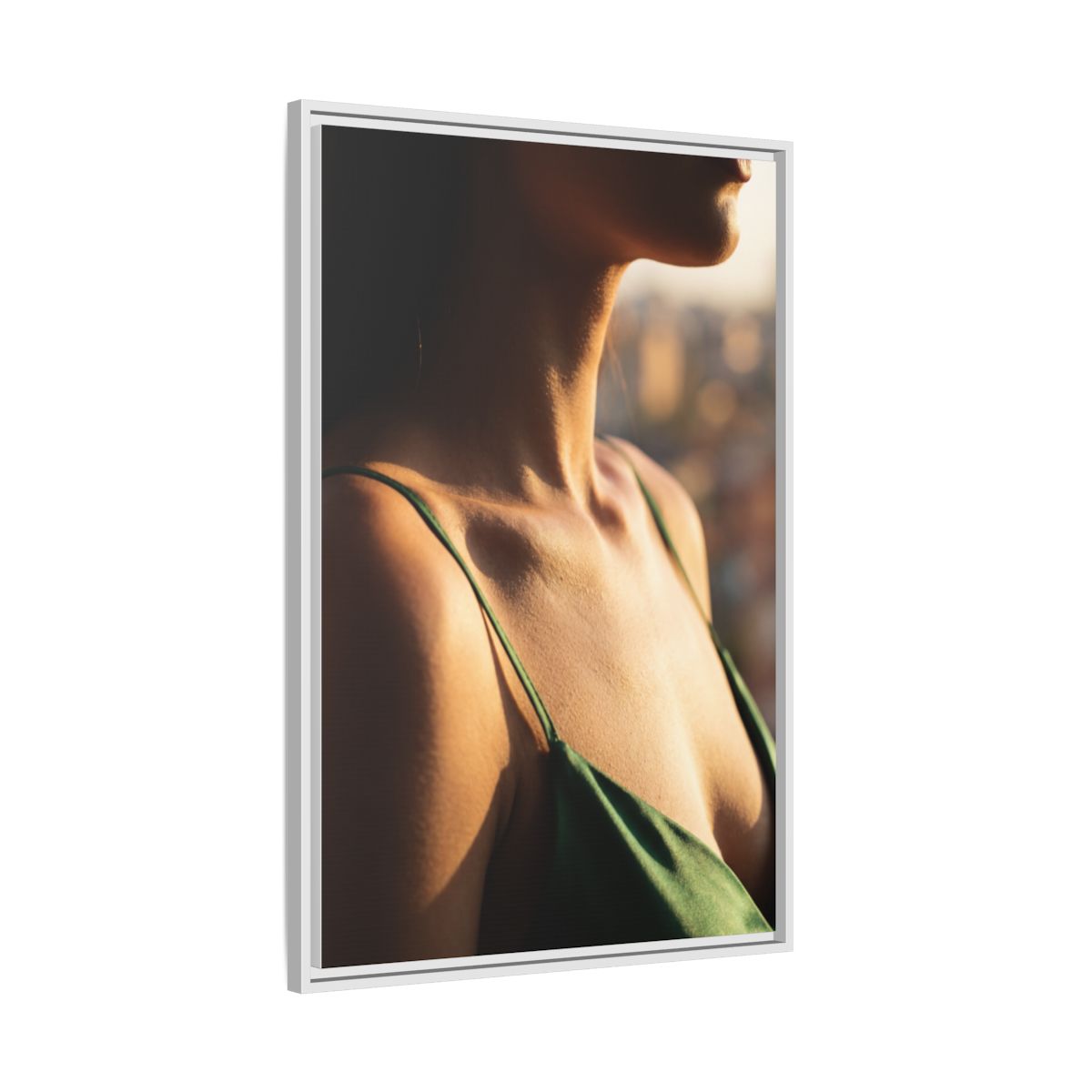 Framed Matte Canvas - Sunlit Muse