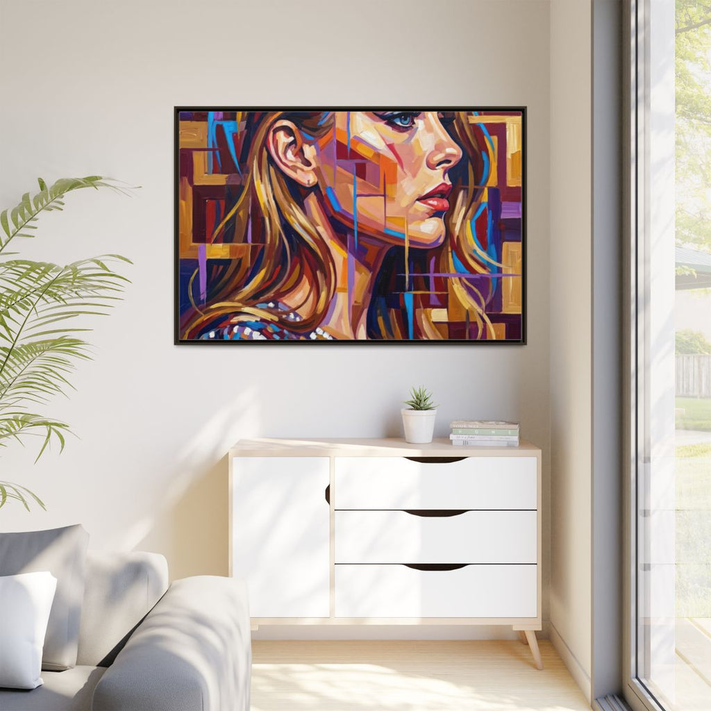 Framed Matte Canvas - Shattered Elegance (10×8, 12×9, 14×11...