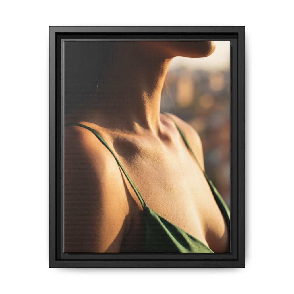 Framed Matte Canvas - Sunlit Muse