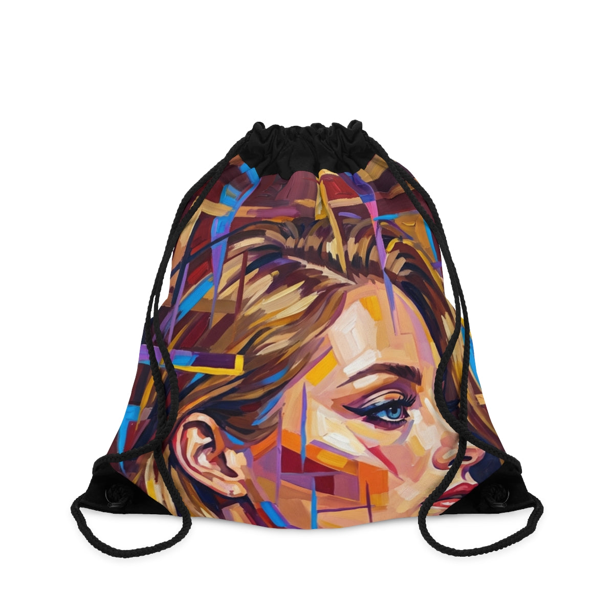 Drawstring Bag - Shattered Elegance | Echovira Gallery