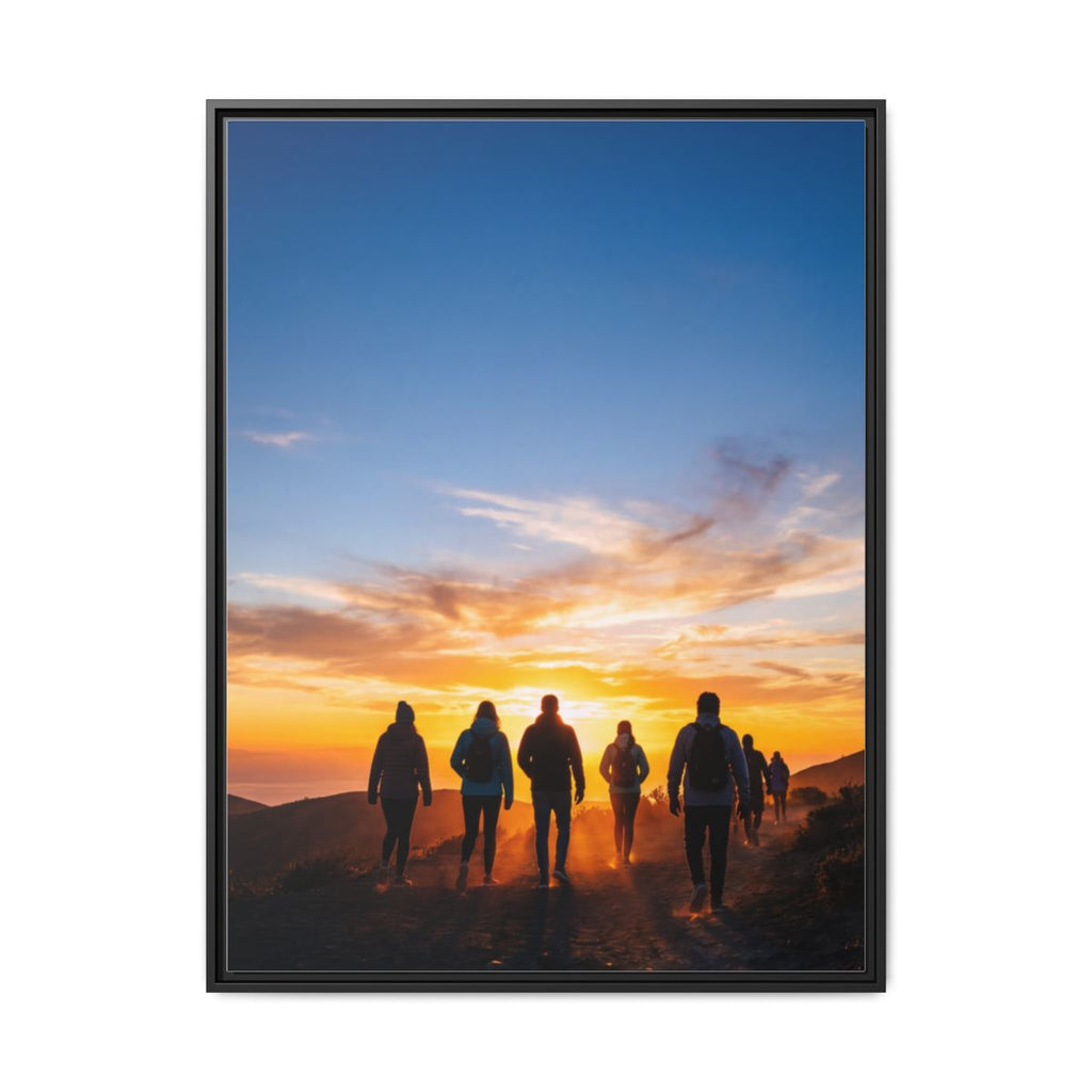Matte Canvas, Framed - Epic Dawn Trek