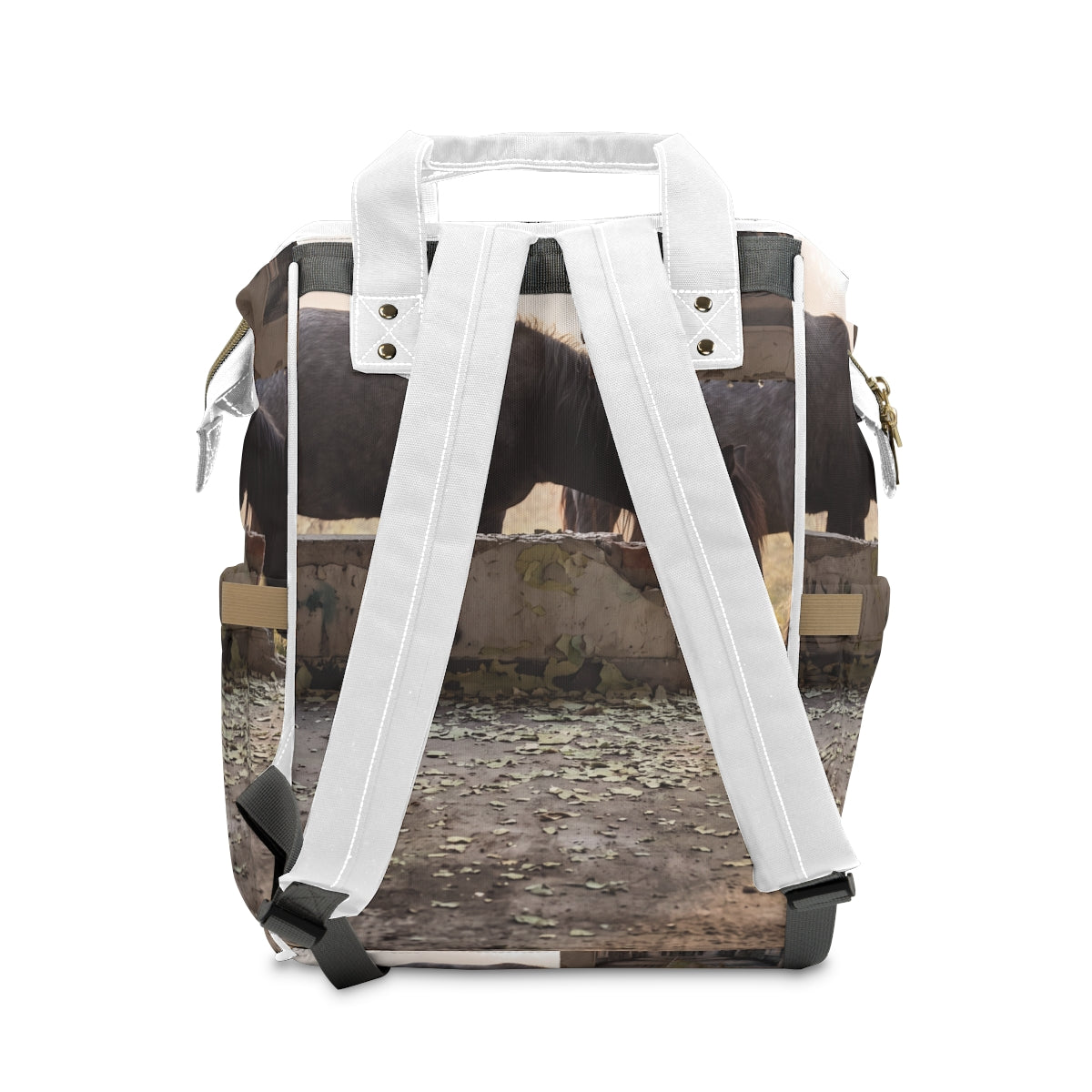 Horse Art Multifunctional Diaper Backpack