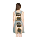 Girls' Sundress with Vintage Astrolabe Compass