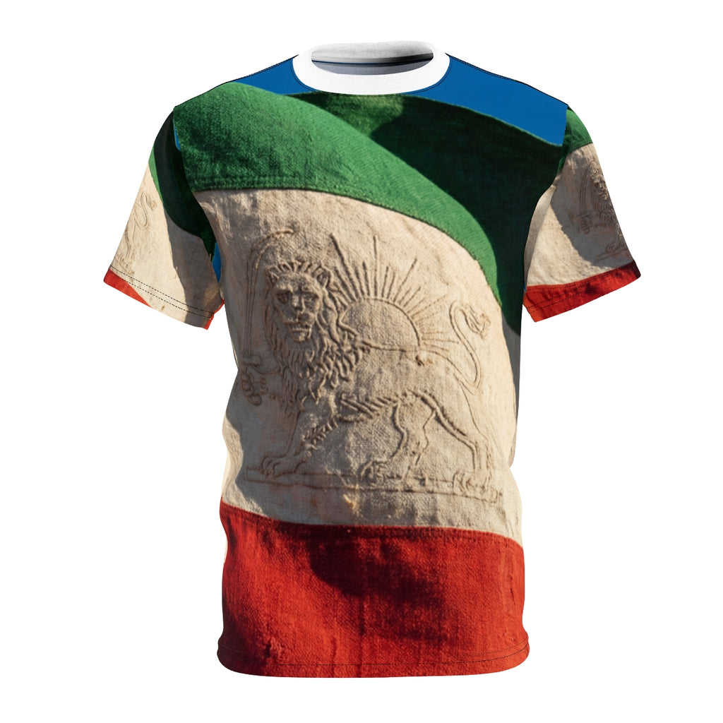 Men's Cut & Sew Tee - Vintage Lion Flag Tee | Echovira...
