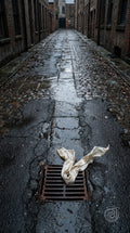 Digital Art Download Urban Alley Silk Scarf