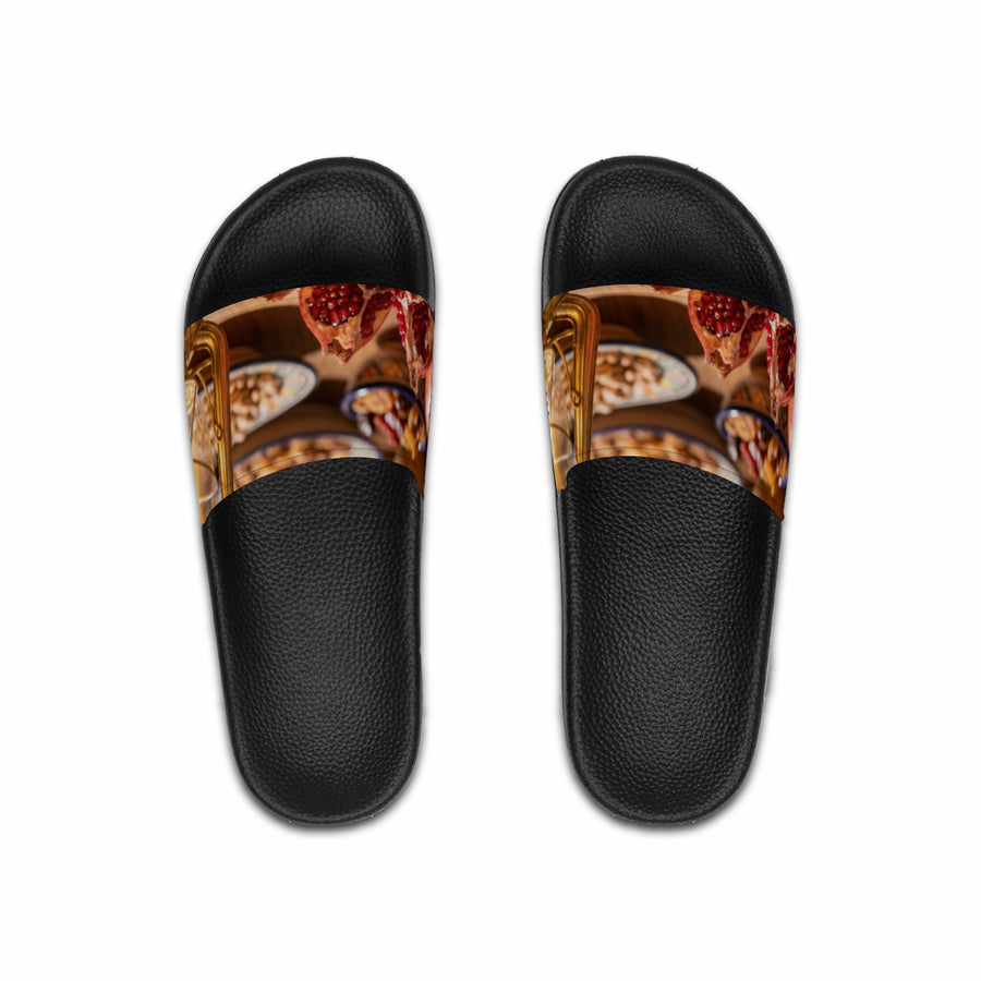 Men's Slide Sandals - Amber Feast Glow