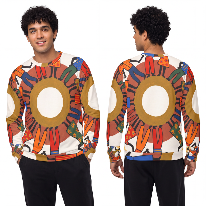 Men's Sweatshirt - Unity Mandala Folk Art