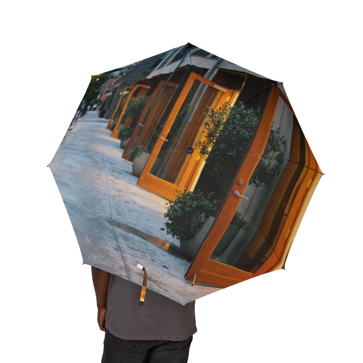 Semi-Automatic Foldable Umbrella - City Dusk | Echovira...