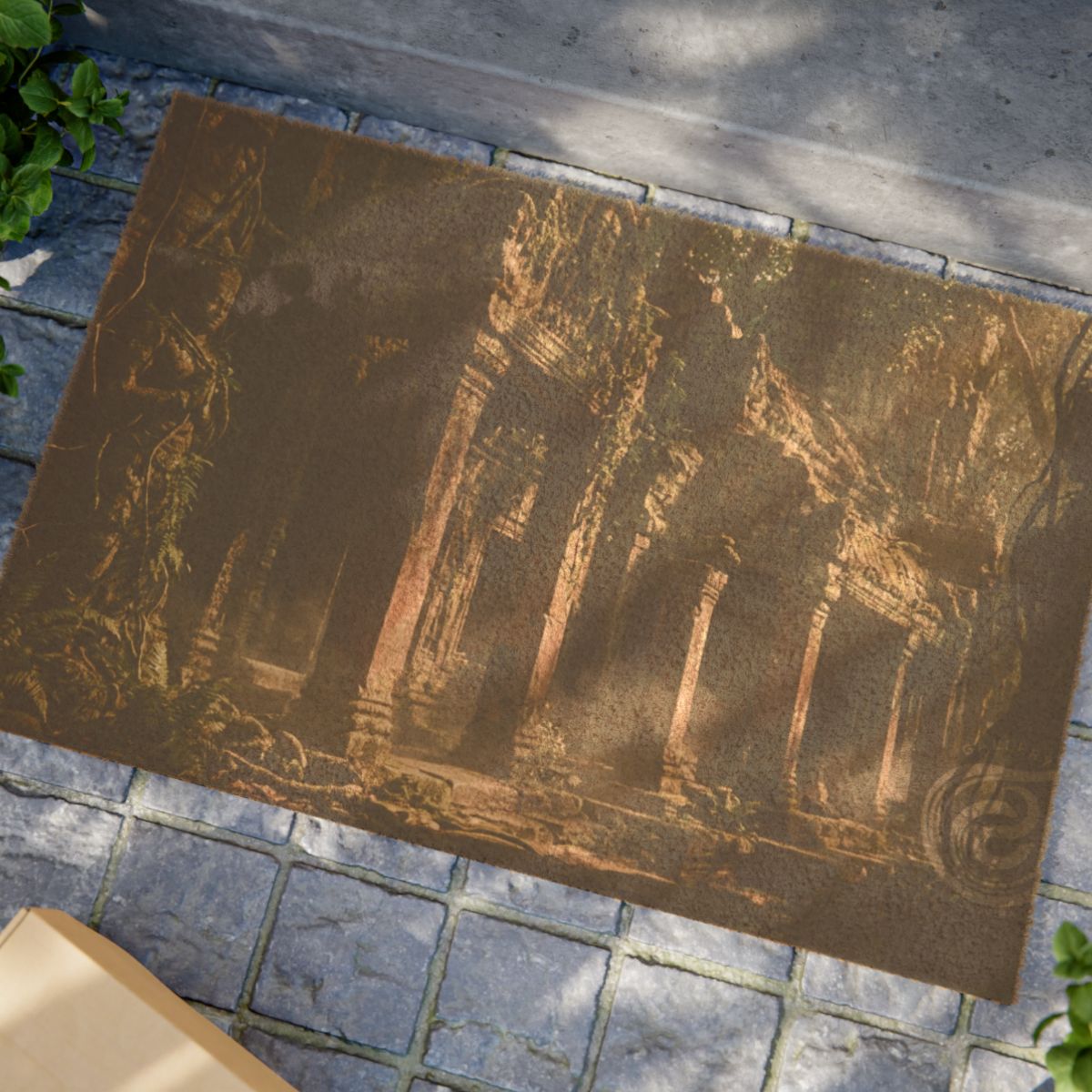 Doormat - Ancient Temple Threshold | Echovira Gallery