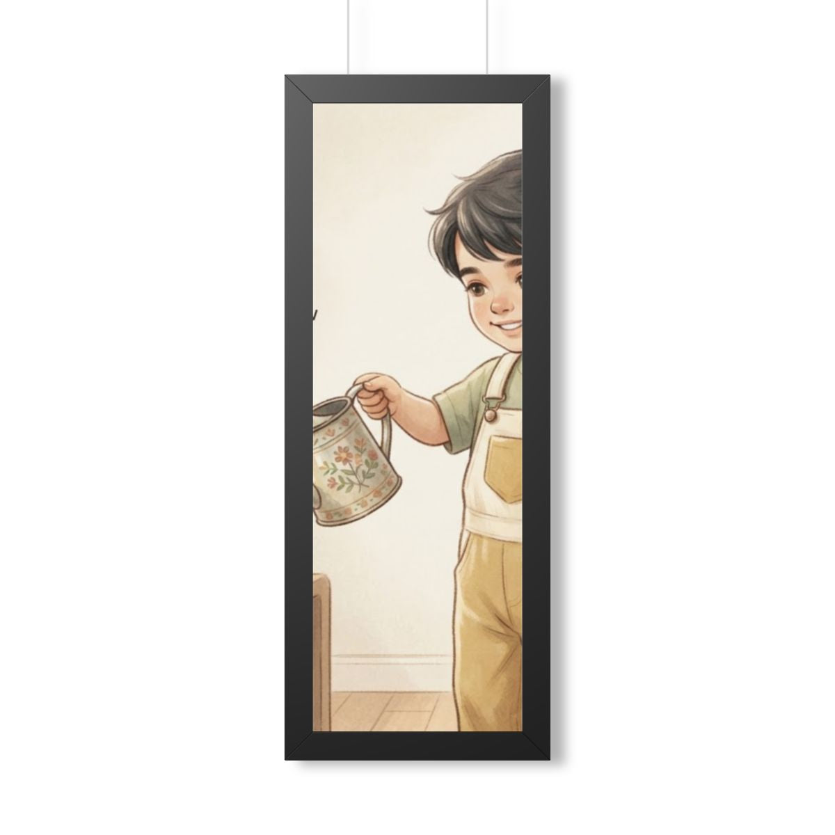 Framed Vertical Poster - Daily Growth Art — Black (11×14......