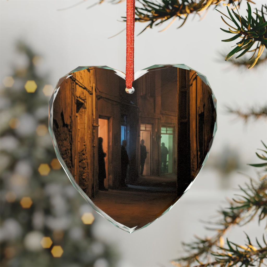 Crystal Glass Ornament - Midnight Shadow Alleyway... |...